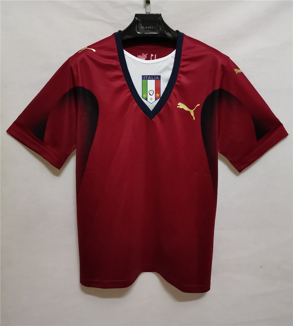 AAA Quality Italy 2006 World Cup GK Red Soccer Jersey